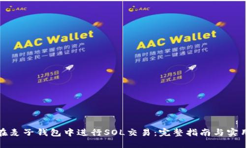 如何在麦子钱包中进行SOL交易：完整指南与实用技巧