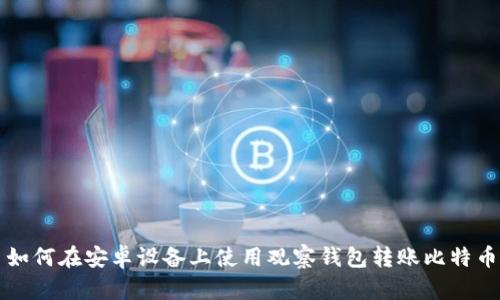 如何在安卓设备上使用观察钱包转账比特币