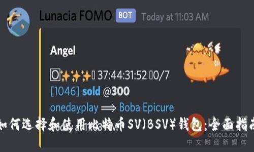 如何选择和使用比特币SV（BSV）钱包：全面指南