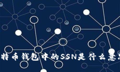 比特币钱包中的SSN是什么意思？