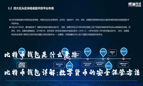 比特币钱包是什么意思
比特币钱包详解:数字货币的安全保管方法